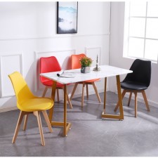 歐美簡約風格舒適餐椅-多色(T2730).