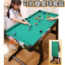 折疊式桌球套裝-多尺寸/枱球桌家用大人兒童男孩小孩子桌面迷你小型桌球台8歲以上(T3634)