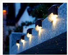 太陽能戶外庭院燈防水小壁燈/樓梯階梯燈台階燈花園別墅LED引路燈 (T3605)