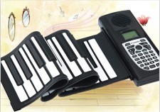 49鍵/61鍵-手卷鋼琴/ 輕便電子琴(T1231).