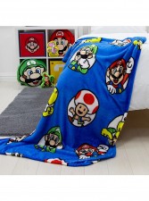  英國直送Super Mario Fleece Blanket<筍價預購>(T9292BM)