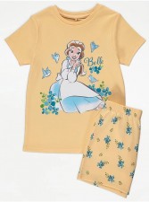 英國直送Disney Belle Floral Yellow Short Pyjamas<筍價預購>(T9000BM)