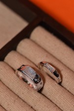 個性化訂制-指紋戒指(18K金+鑽石) -PRINT RING WITH DIAMOND - 18K GOLD #結婚介子 #生日禮物 #情人節禮物  (U0714RE)