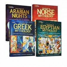 國家地理 / National Geographic 4 books set (Arabian nights, Norse, Greek, Egyptian) (T4637DS) 