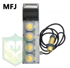 MJF (3x16A) 手提式工業防水插座箱 (4位) (T9920SC)
