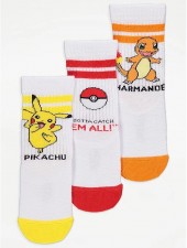 英國直送Pokémon襪 (一套3對) <筍價預購>(T6638BM)