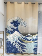 窗簾-日式海浪(多款)(全遮光/半遮光)(T5159)