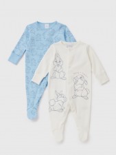 英國直送Disney Baby 2 Pack Blue Thumper Sleepsuit <筍價預購>(U0704BM)
