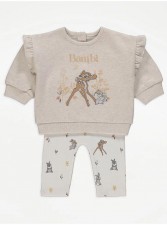 英國直送Disney Bambi Neutral Sweatshirt and Leggings Outfit<筍價預購>(T8715BM)