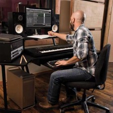 錄音棚工作枱-家庭工作室工作台鍵盤音箱架通用工作桌工作台電子琴(T5678)