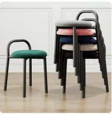小圓凳-家用餐桌椅子現代簡約時尚折疊圓凳子化妝美容凳子(T6646)