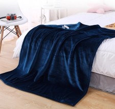 珊瑚絨加厚小毛毯-(多尺寸/可定制) 冷氣被空調毯學生單人午休辦公室午睡毯子蓋腿 (U0406)