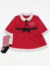 英國直送幼兒聖誕裙套裝 <筍價預購>(T6246BM)