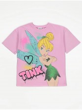 英國直送Disney Tinker-Ball Pink Tink Graphic T-Shirt<筍價預購>(U0252BM)