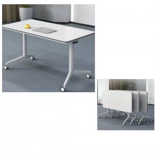 (新款) 折叠培訓枱/長枱 -培訓桌椅組合移動辦公桌長條桌教育機構拼接多功能課桌(T6226)