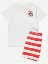 英國直送PAW Patrol Marshall Red Striped Short Pyjamas<筍價預購>(T8624BM)