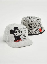 英國直送Disney Mickey Mouse Grey Cap and Bucket Hat Set<筍價預購>(T9267BM)
