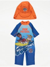 英國直送Paw Patrol Sunsafe Swimsuit and Keppi Hat<筍價預購>(T8712BM)
