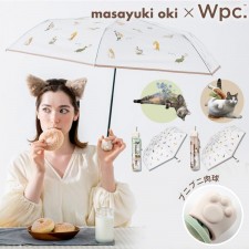 香港行貨Wpc. 貓寫真摺疊雨傘<筍價預購>(U0335BM)