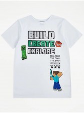 英國直送Minecraft Sequin Slogan T-Shirt<筍價預購>(U0097BM)