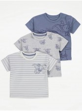 英國直送Disney Dumbo T-Shirts 3 Pack<筍價預購>(U0738BM)