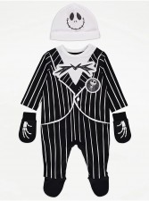 英國直送Disney Nightmare Before Christmas Halloween Sleepsuit Set萬聖節衫<筍價預購>(U1505BM)