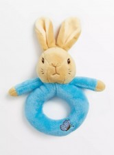 英國直送Peter Rabbit Blue Flopsy Ring Rattle<筍價預購>(T9764BM)