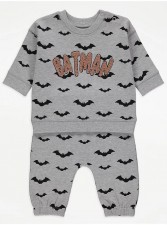 英國直送DC Comics Batman Bat Grey Sweatshirt and Joggers Outfit<筍價預購>(T8561BM)