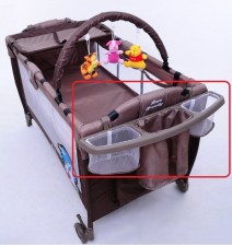 嬰兒床頭多功能收納掛袋