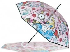 【迪士尼系列】彩色玻璃雨傘 愛麗絲 60cm<筍價預購>(T7901SL)