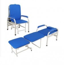 (免安裝)單人折疊椅/梳化床-兩用多功能醫用單人便攜床醫院家用午休椅午睡老人院陪護椅床(T5561)
