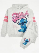 英國直送Disney Lilo and Stitch Grey Sequin Hoodie and Joggers Outfit<筍價預購>(T8527BM)