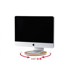 可旋轉電腦顯示器桌面支架-屏墊高辦公室桌面收納托架支架(T4693)