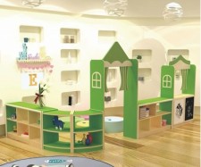 幼兒園實木主題區櫃-玩具櫃幼稚園櫃角櫃兒童區域組合櫃玩具櫃收納櫃幼教蒙氏組合櫃(T5588)