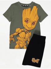 英國直送Marvel Guardians Of The Galaxy Groot Short Pyjamas<筍價預購>(T8973BM)