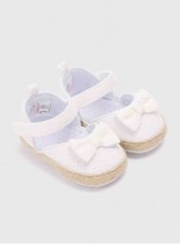 英國直送Baby White Broderie Sandals<筍價預購>(T9703BM)