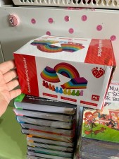 蒙特梭利 木制玩具rainbow building blocks(T3497DS).