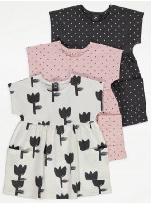 英國直送Tulip Spotty Pocket Front Dresses 3 Pack<筍價預購>(U0852BM)