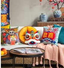 中國風情-傳統造型3D抱枕-多款式(新年傳統喜慶)(T1051).