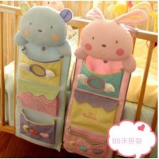 可愛公仔嬰兒床頭收納掛袋(T4880)