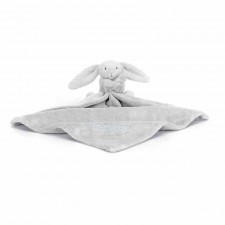 英國直送Jellycat Personalised 可繡名Bashful Silver Bunny Soother<筍價預購>(T9643BM)