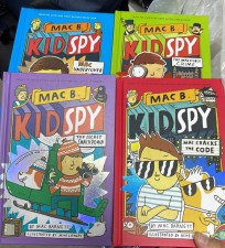 英文讀物推介-kid spy黑超特警隊 偵探冒險推理 Mac Barnett  (1-4冊) (T3687DS)