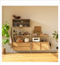 自由組合-日式客廳廚房落地式架子/多層收納書架-多款/多尺寸(T2678).