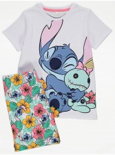 英國直送Disney Lilo & Stitch Floral Short Pyjamas<筍價預購>(T9932BM)