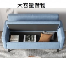 可儲物梳化-沙發小戶型科技布布藝梳化-(多尺寸)(T5209)