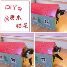 DIY磨爪貓屋(T0190).