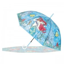 【迪士尼系列】Ariel 彩色玻璃雨傘<筍價預購>(T7832SL)