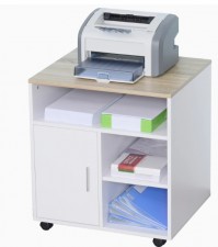 可移動影印機櫃-木質文件櫃大型打印機櫃儲物櫃A3復印機矮櫃佳能惠普底座Ricoh(U1299)