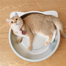夏天冰涼鋁貓鍋-小型犬貓窩寵物窩夏季狗窩日本冰墊降溫冰窩(T4943)