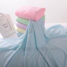 軟綿綿超細纖維成人浴巾沙灘巾 (一套3條)<筍價預購>(T9129BM)